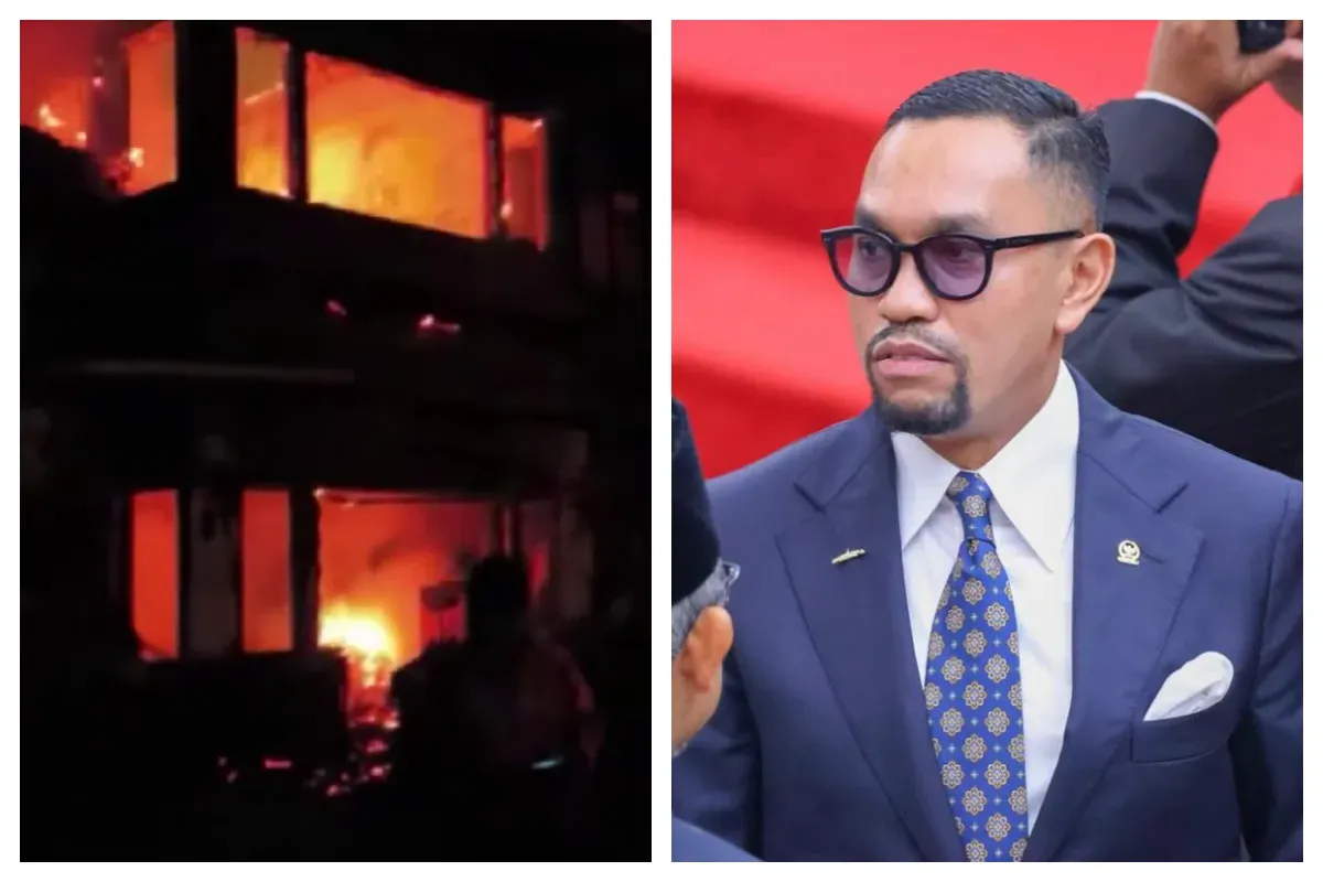 Rumah Ahmad Sahroni Dibakar? Cek Fakta Lengkap Video yang Viral di Media Sosial – Poskota
